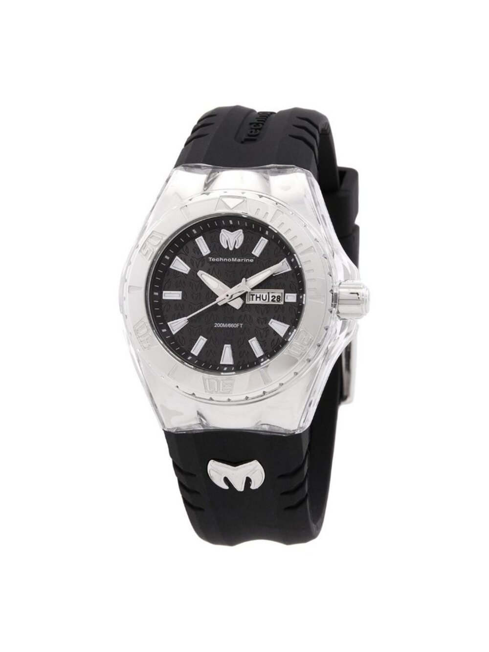 NWT Technomarine Cruise Quartz Black Dial Ladies Watch